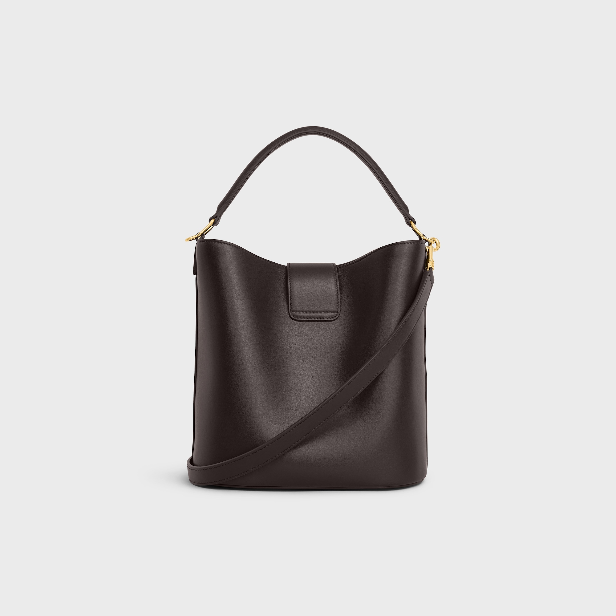 MEDIUM LOUISE BAG IN SMOOTH CALFSKIN EBONY - Image 3